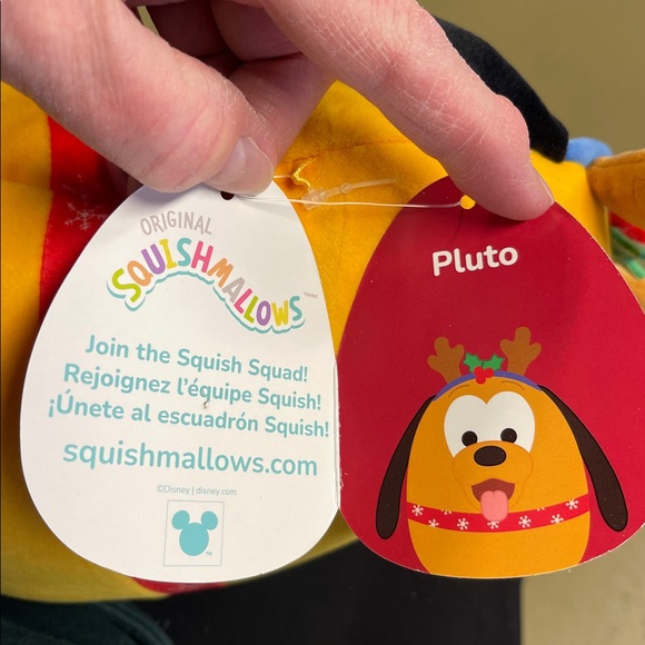 Pluto Holiday Squishmallow Disney NWT - Picture 6 of 8
